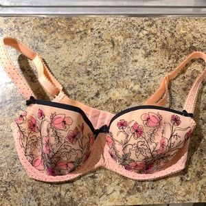 Freya underwire plunge bra 32DDD